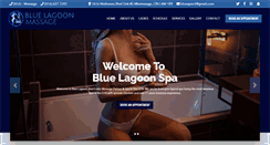 Desktop Screenshot of bluelagoonmassage.com